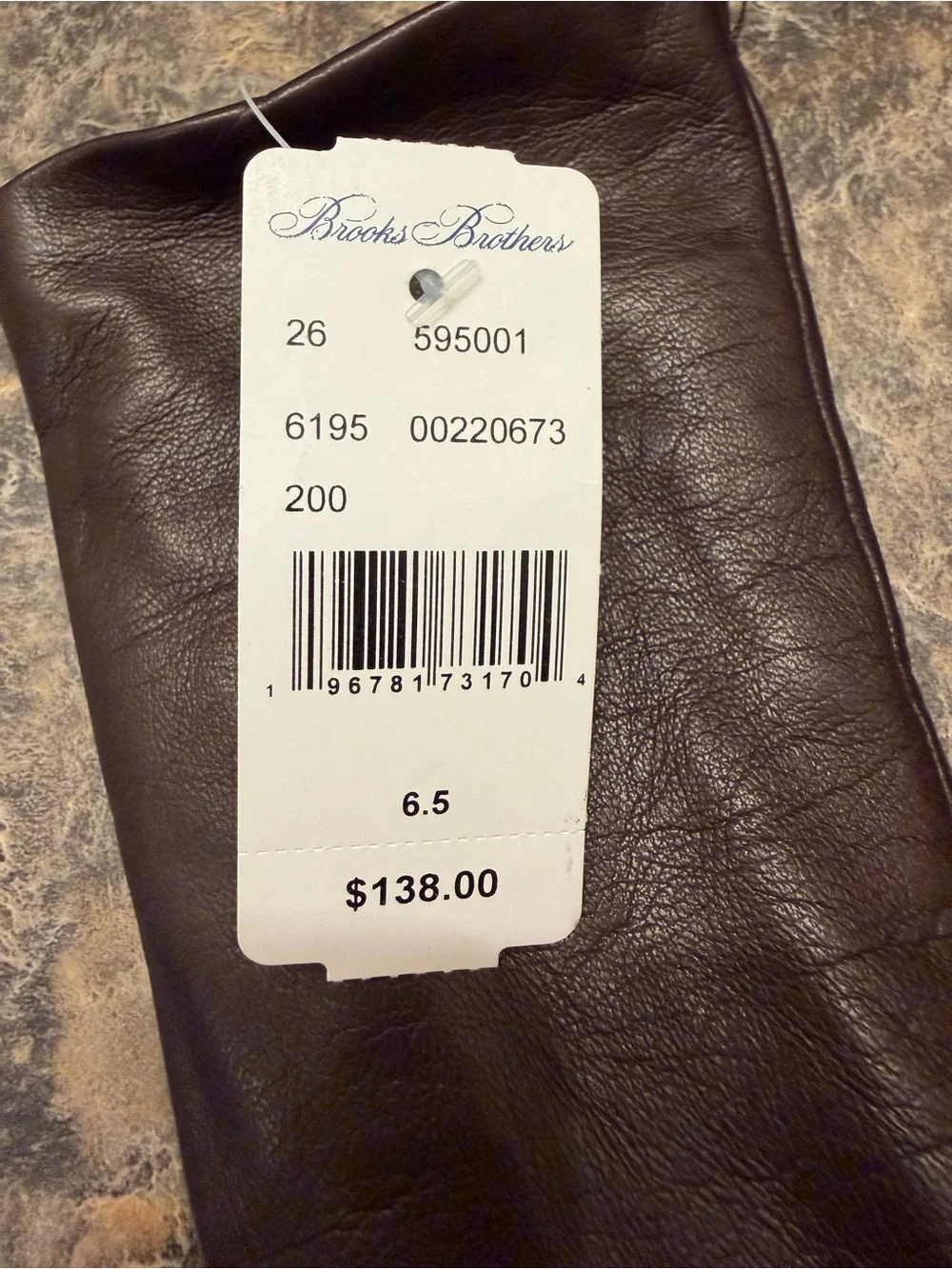 Women’s Brown Leather Gloves with Cashmere Lining